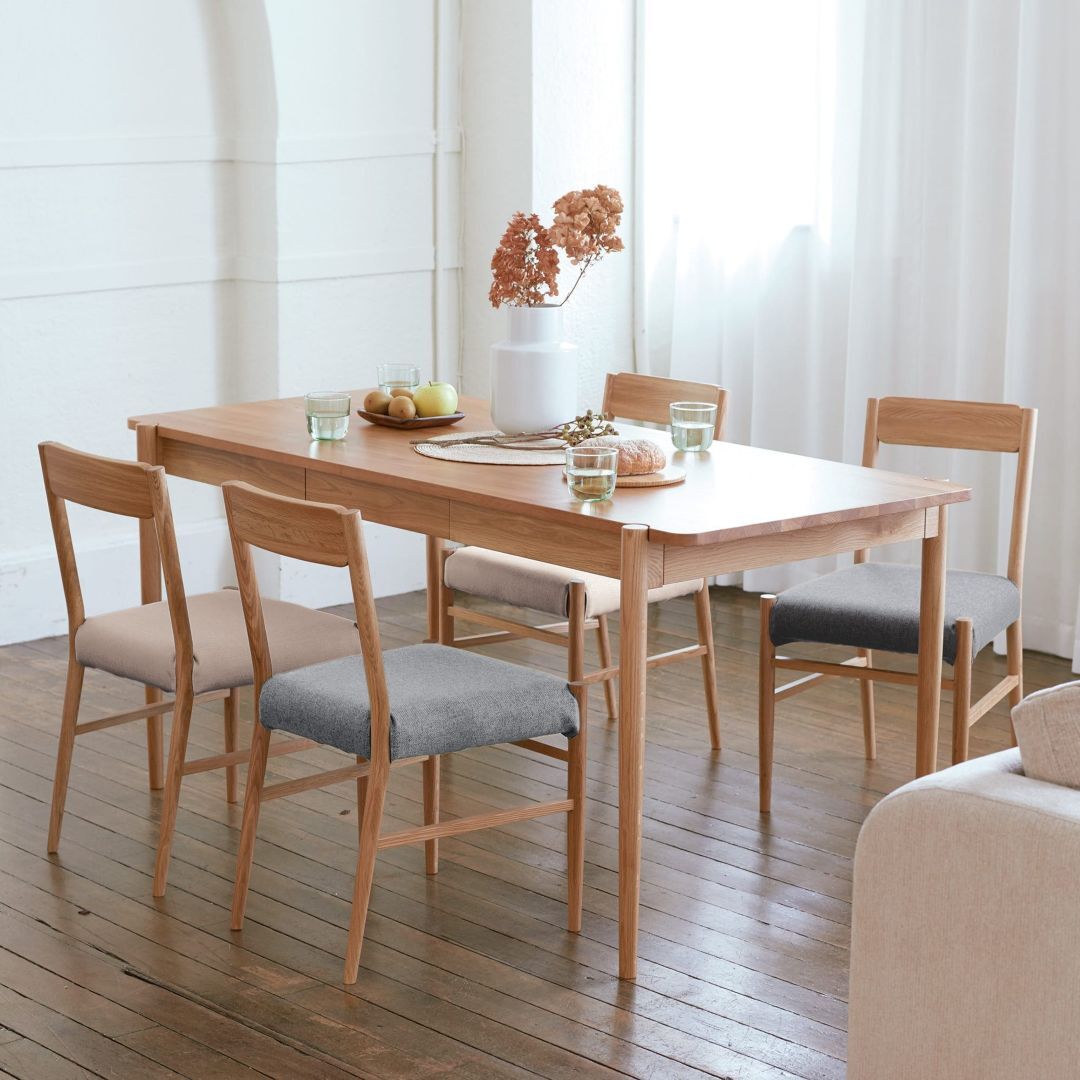 SIEVE】 デント ダイニングテーブル L(Lサイズ ナチュラル): SIEVE