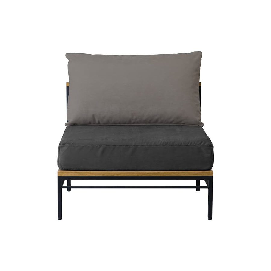 【ADRS】 カーラ ソファ 1人掛け ペット対応生地 グレー