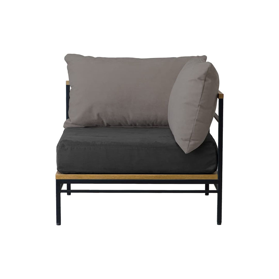 【ADRS】 カーラ ソファ コーナー ペット対応生地 グレー