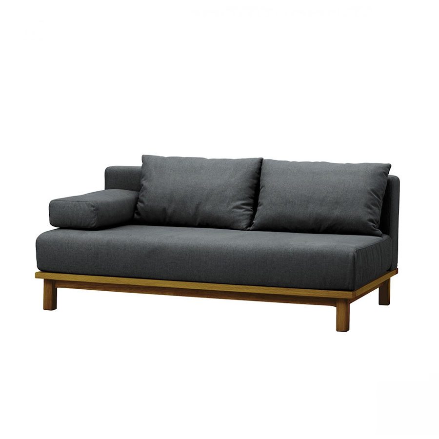 【SIEVE】 レクト ユニットソファ ワイド ブラウンフレーム