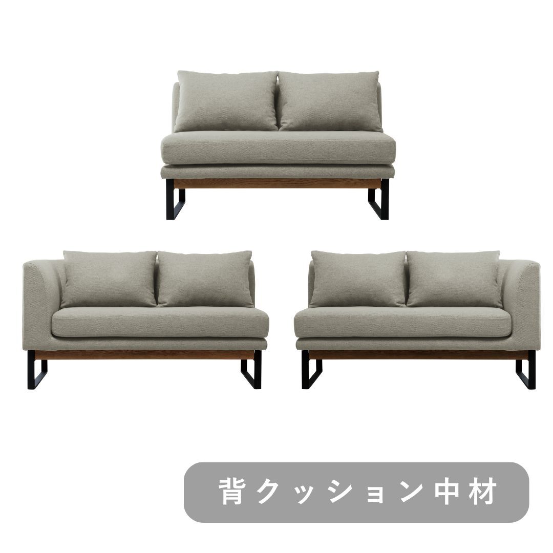 【ADRS】 トロン リビングダイニングソファ 専用 背クッション 中材