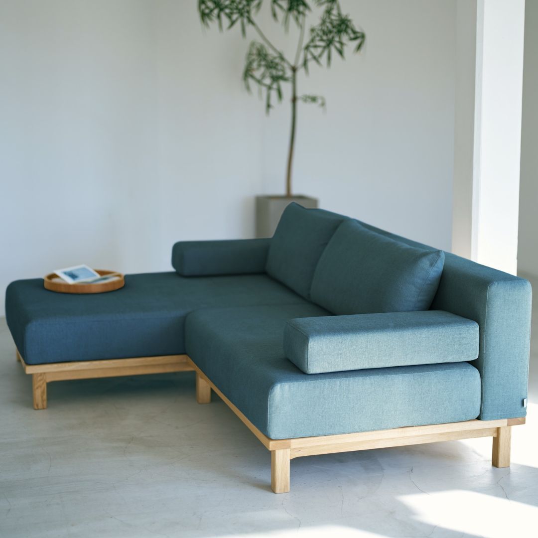 【SIEVE】レクト ユニットソファ カウチ3人掛け Mサイズ+ロング 幅200cm