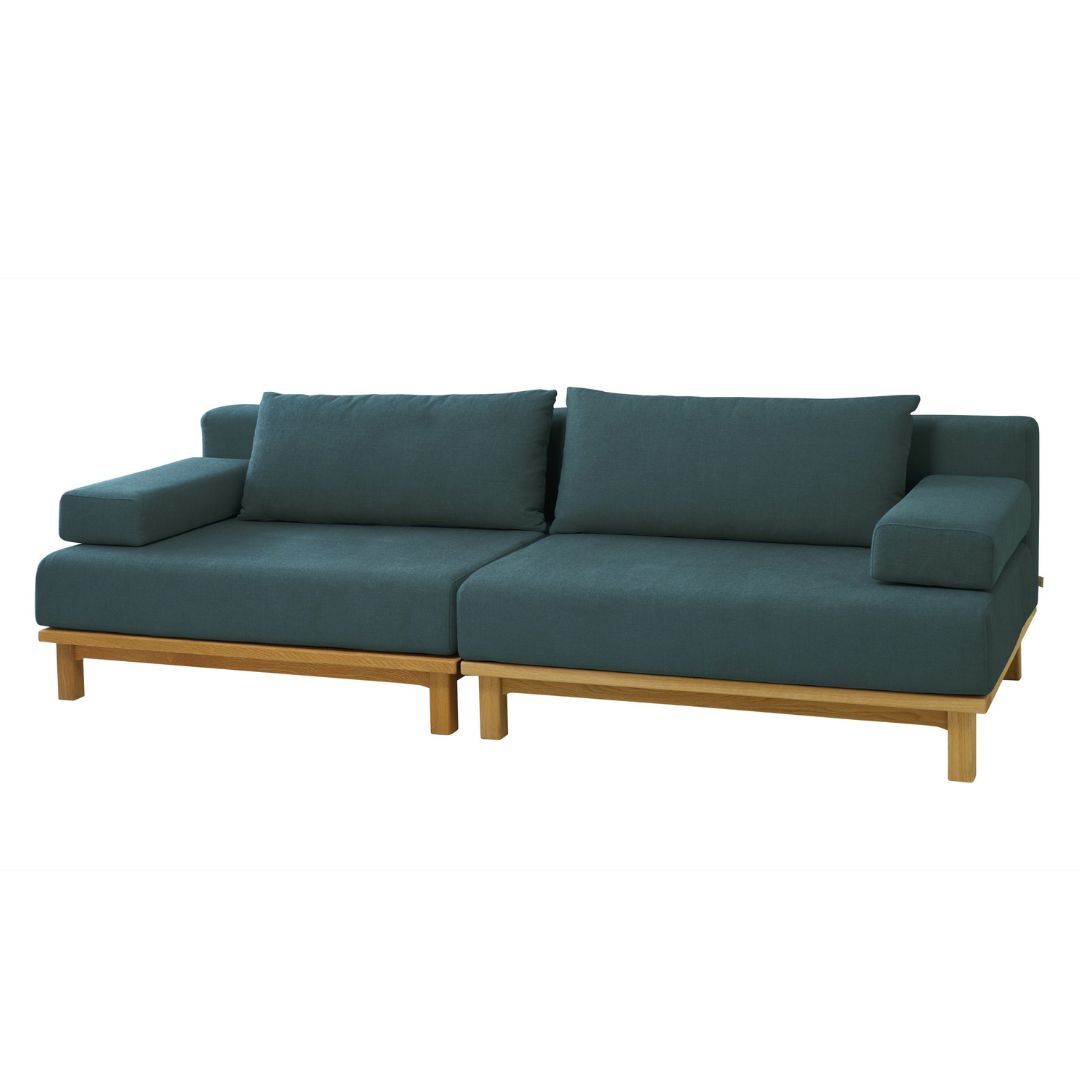 【SIEVE】レクト ユニットソファ 3人掛け Mサイズ+Mサイズ 幅224cm