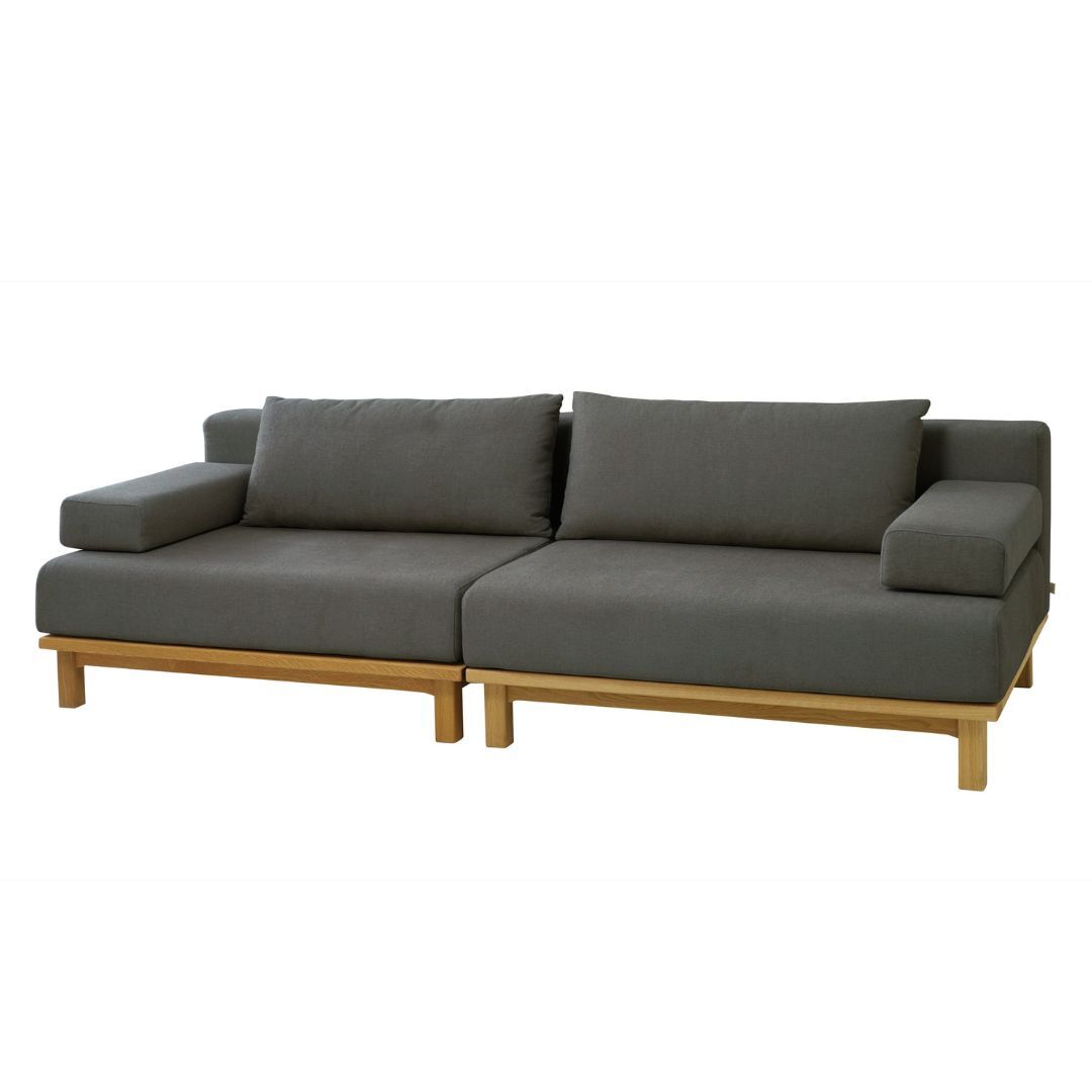 【SIEVE】レクト ユニットソファ 3人掛け Mサイズ+Mサイズ 幅224cm