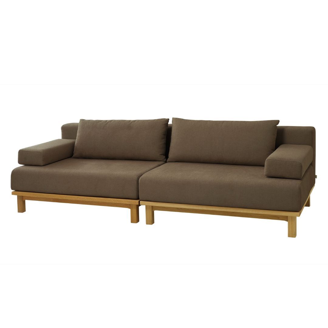 【SIEVE】レクト ユニットソファ 3人掛け Mサイズ+Mサイズ 幅224cm