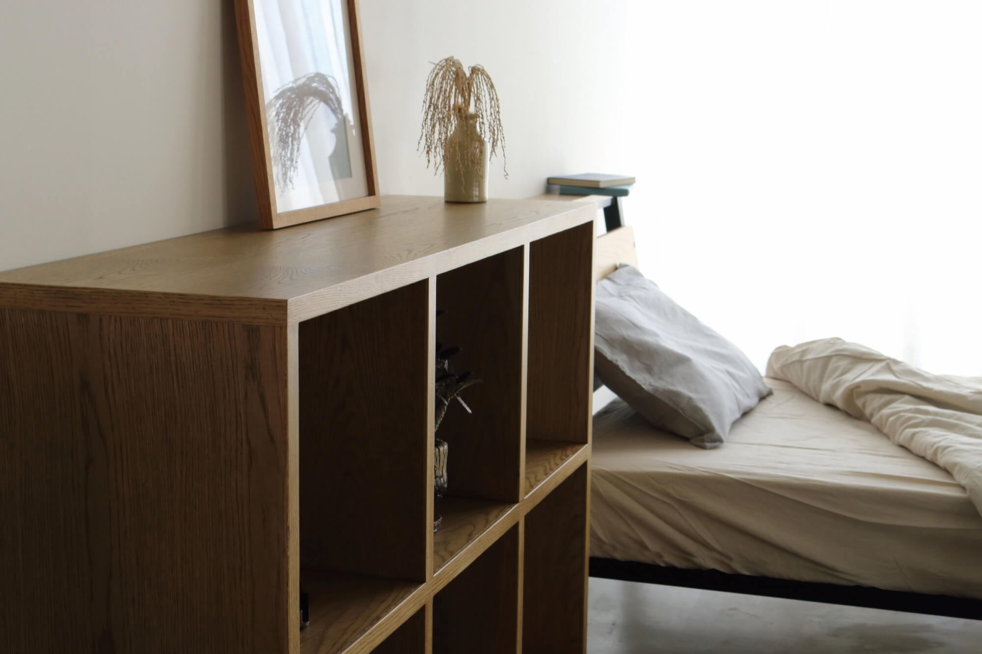 落ち着いた雰囲気を演出 ADRS アレックス シェルフ Mサイズ ナチュラル