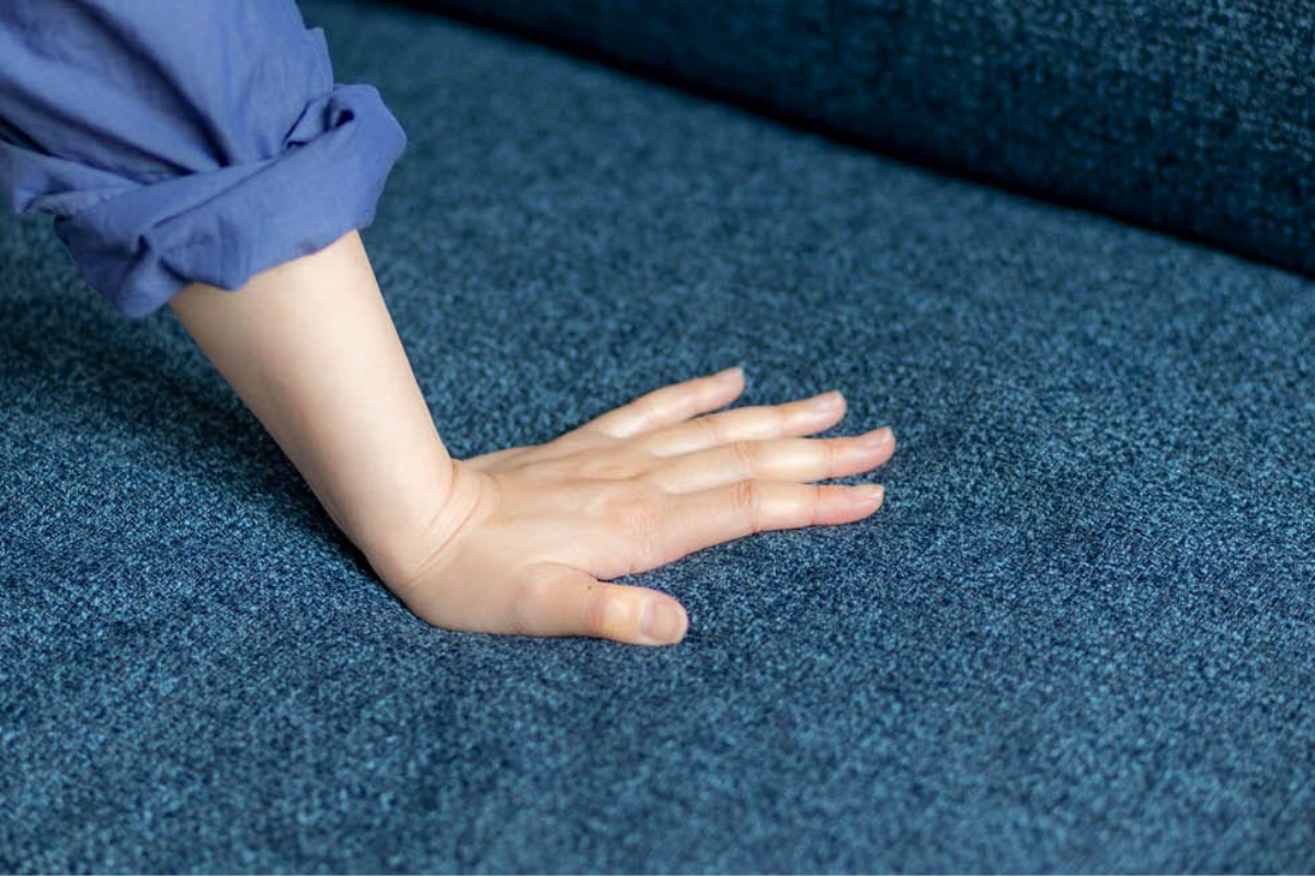 こだわりの座り心地を追求 SIEVE パート ソファ 1人掛け ブルー