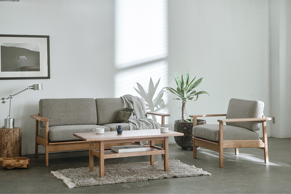 用途に合わせられる2サイズ展開 SIEVE パート ソファ 2人掛け ベージュ