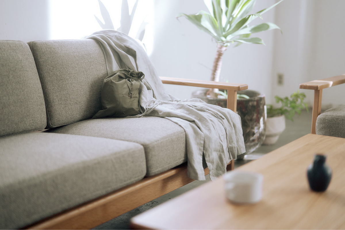 どこか懐かしさのある SIEVE パート ソファ 2人掛け ブルー