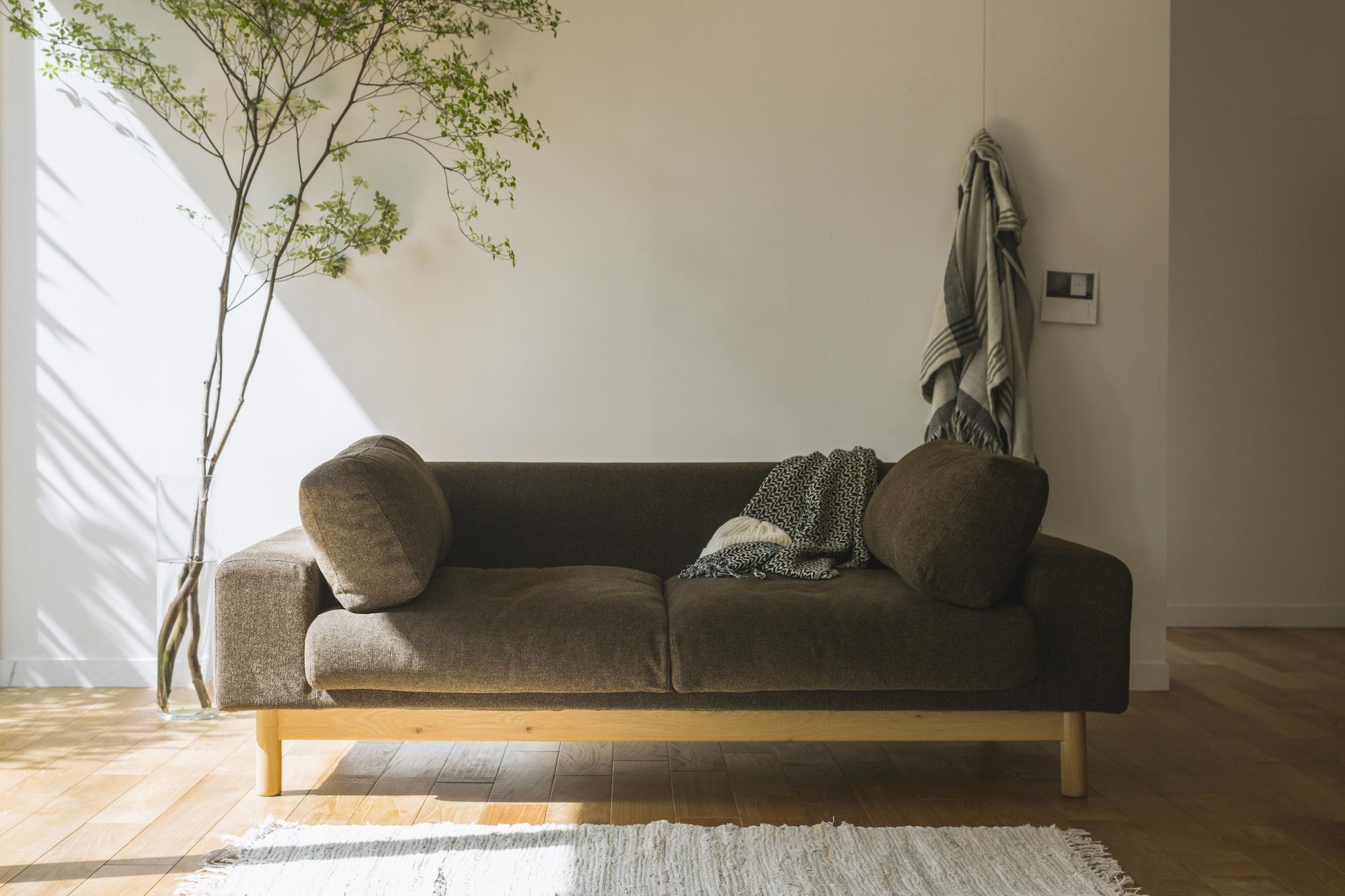 ゆったりとした時間の流れる SIEVE バージュ ソファ 2人掛け ベージュ