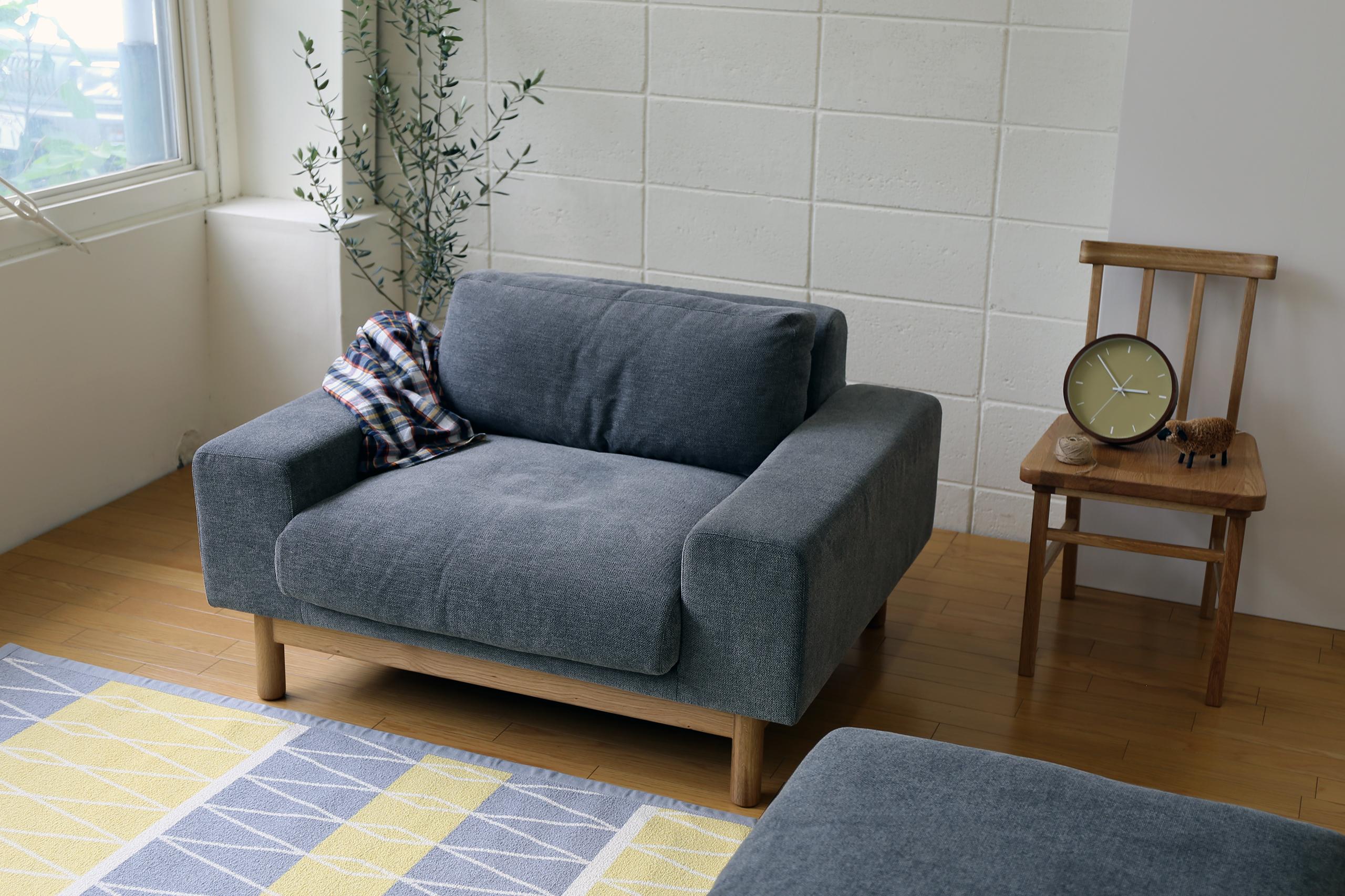 お部屋を広く見せてくれるソファ。SIEVE バージュ ソファ 1人掛け/ブラウン/ベージュ