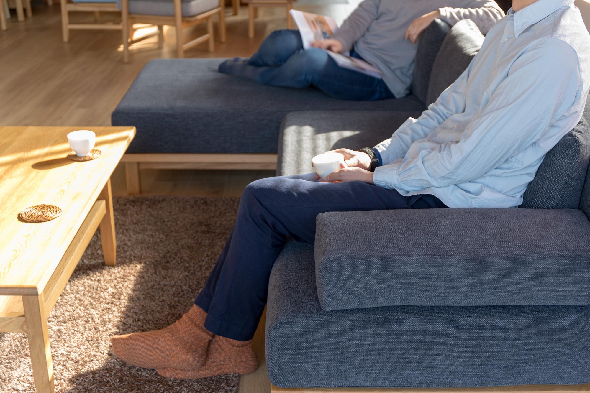 どんな場面でも快適な環境に SIEVE レクトユニット ソファ ロング/ブラウン/ライトブラウン 