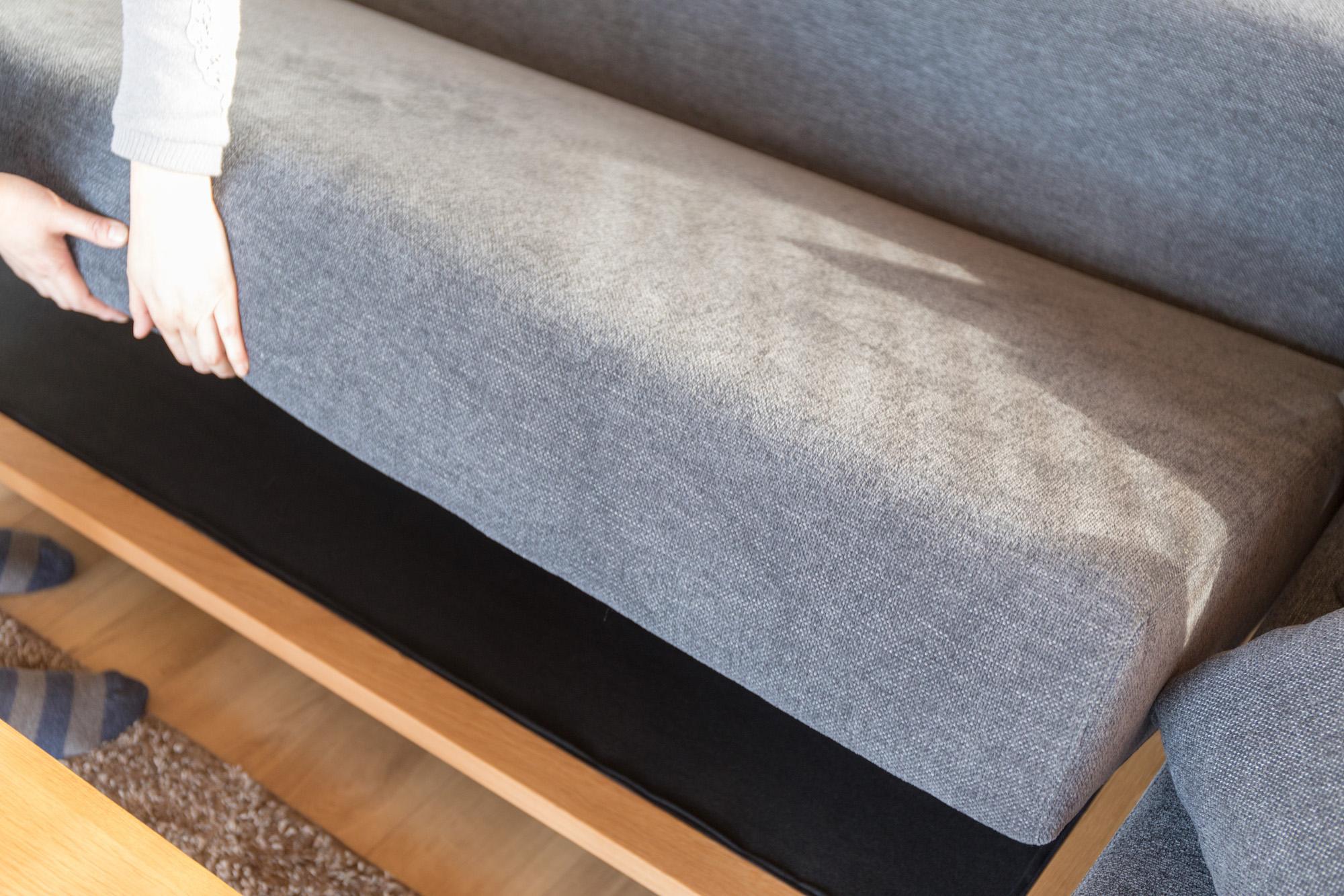 お掃除がし易い設計 SIEVE レクトユニット ソファ ロング/ブラウン/ライトブラウン 