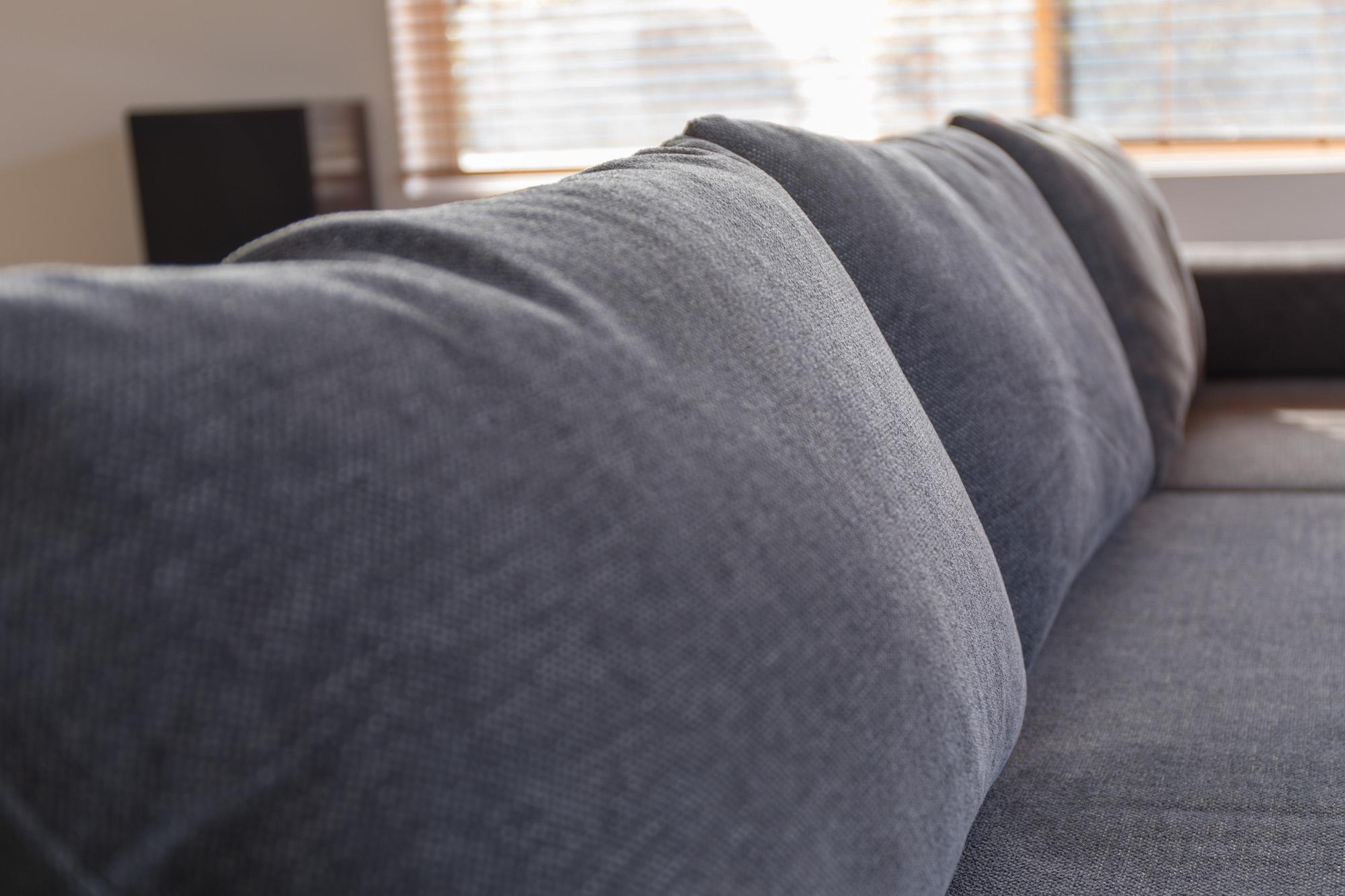 型崩れのしにくい素材 SIEVE レクトユニット ソファ ロング/ブラウン/ライトブラウン 