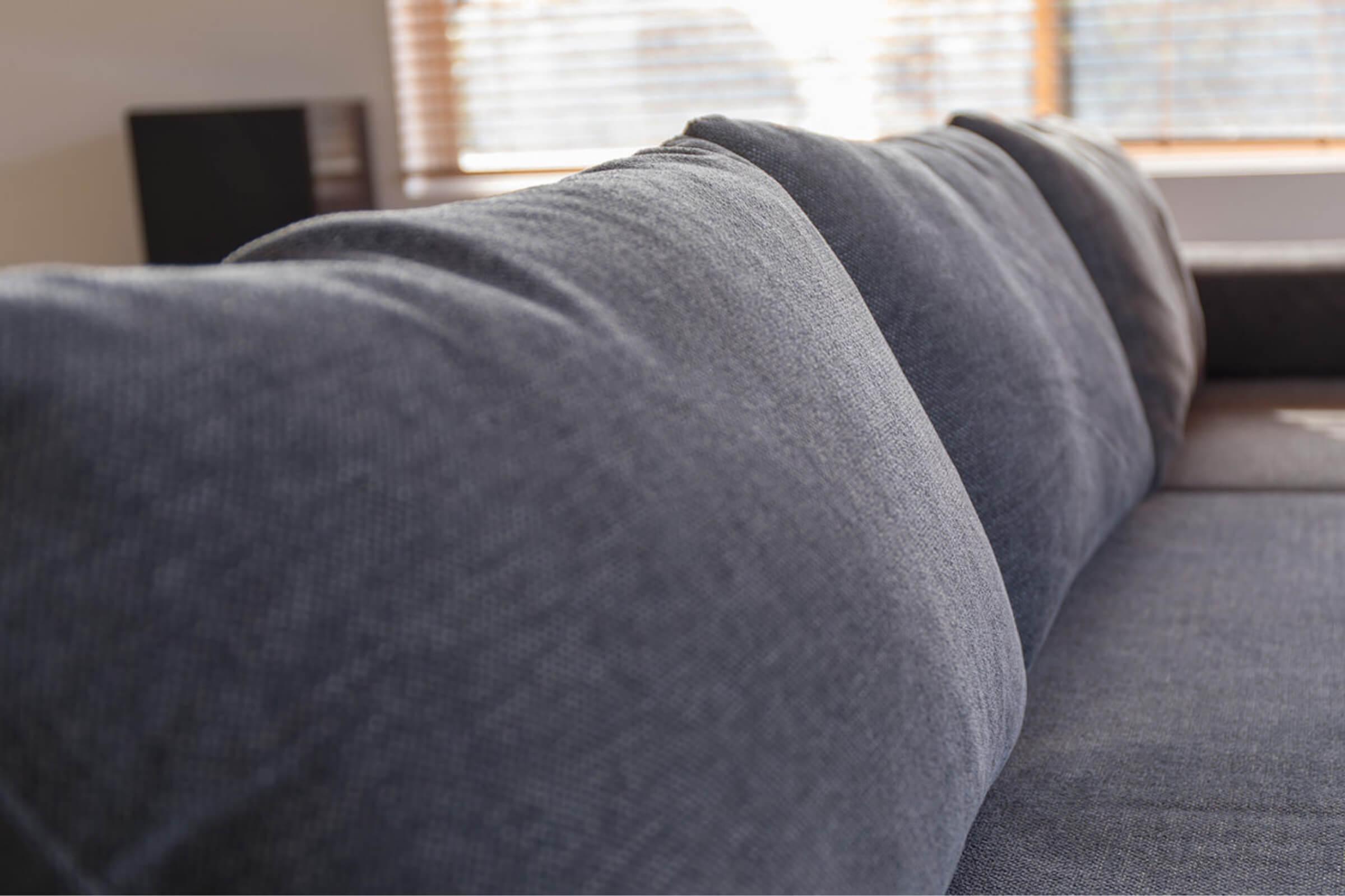 型崩れしにくくやわらかい背クッション SIEVE レクトユニットソファ 1人掛け ライトブラウン