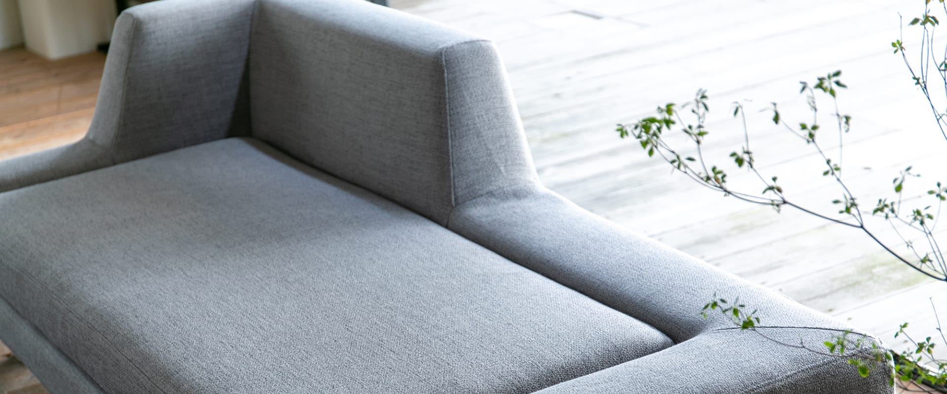 シンプルなデザイン シフトソファ 左背 ベージュ