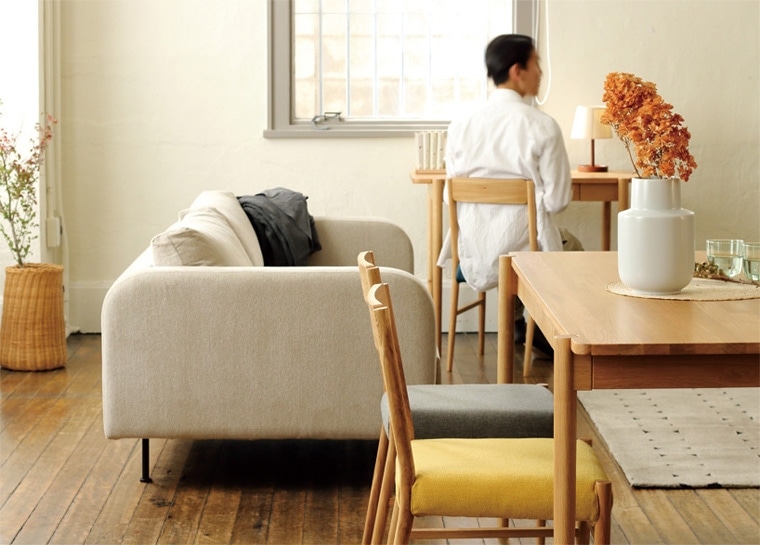 生活に自然と溶け込むスタイル SIEVE モンスソファ オットマン ベージュ