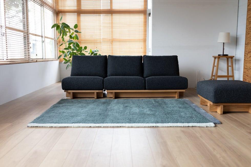 組み合わせて様々なレイアウトが可能 SIEVE クロッシングソファ 1人掛け ブラック