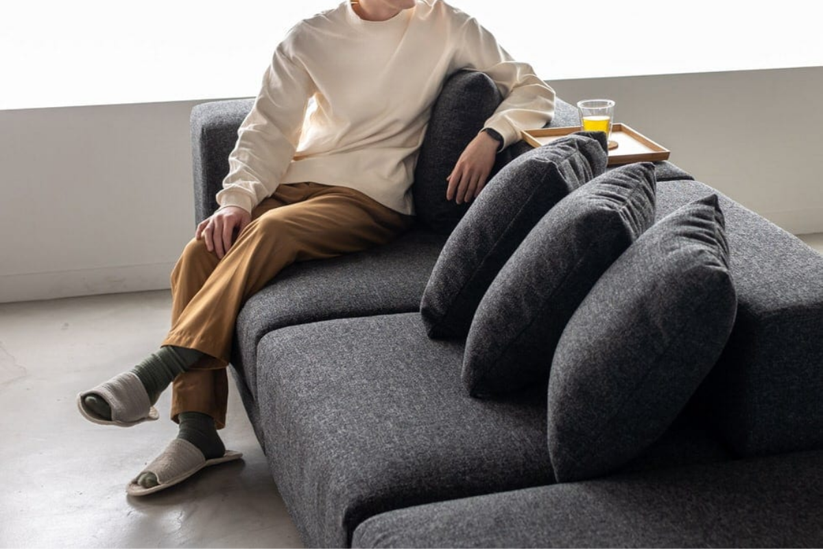 高品質なクッション材を採用 SIEVE スナグユニットソファ 1人掛け ベージュ