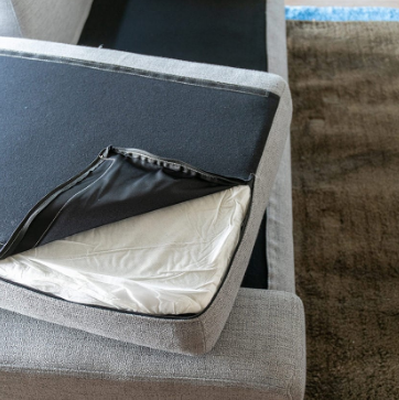 いつまでも清潔に使える洗えるカバー