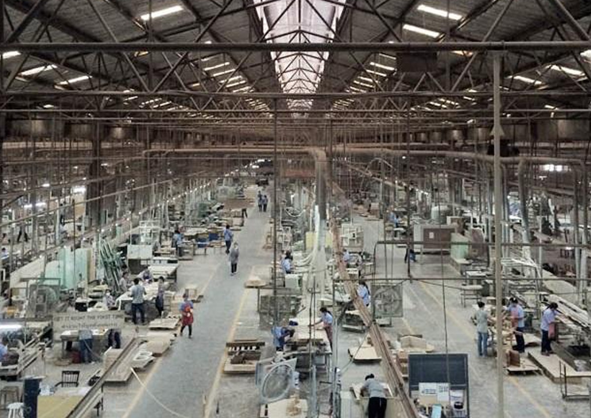 SIEVEの家具やソファが作られる場所