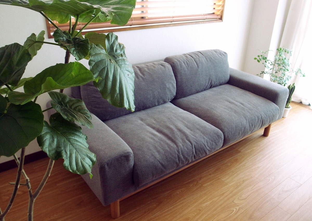 お部屋のご紹介 愛知県Y様 昼夜で異なる雰囲気が楽しいSIEVE バージュソファ2人掛け