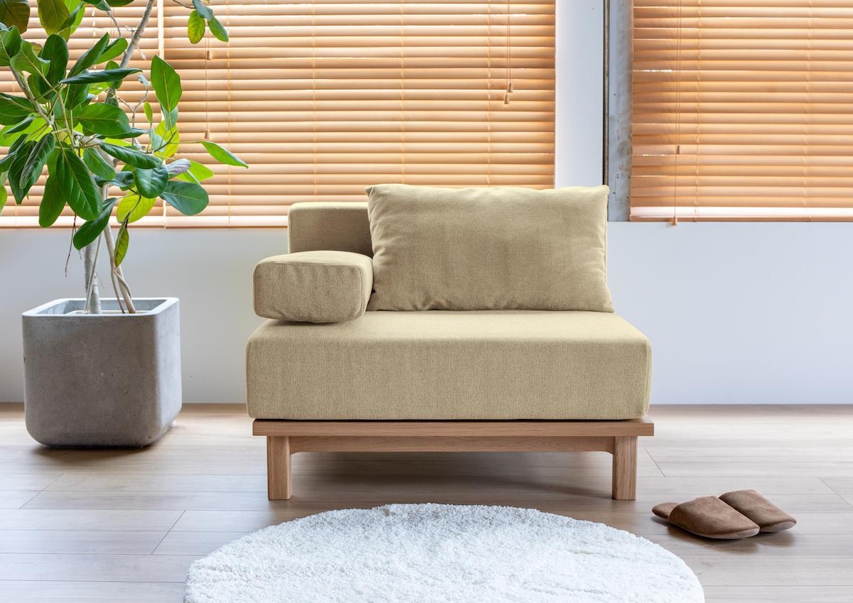 単体でも 組み合わせても良い 自由度の高いSIEVE レクトユニットソファ 1人掛け