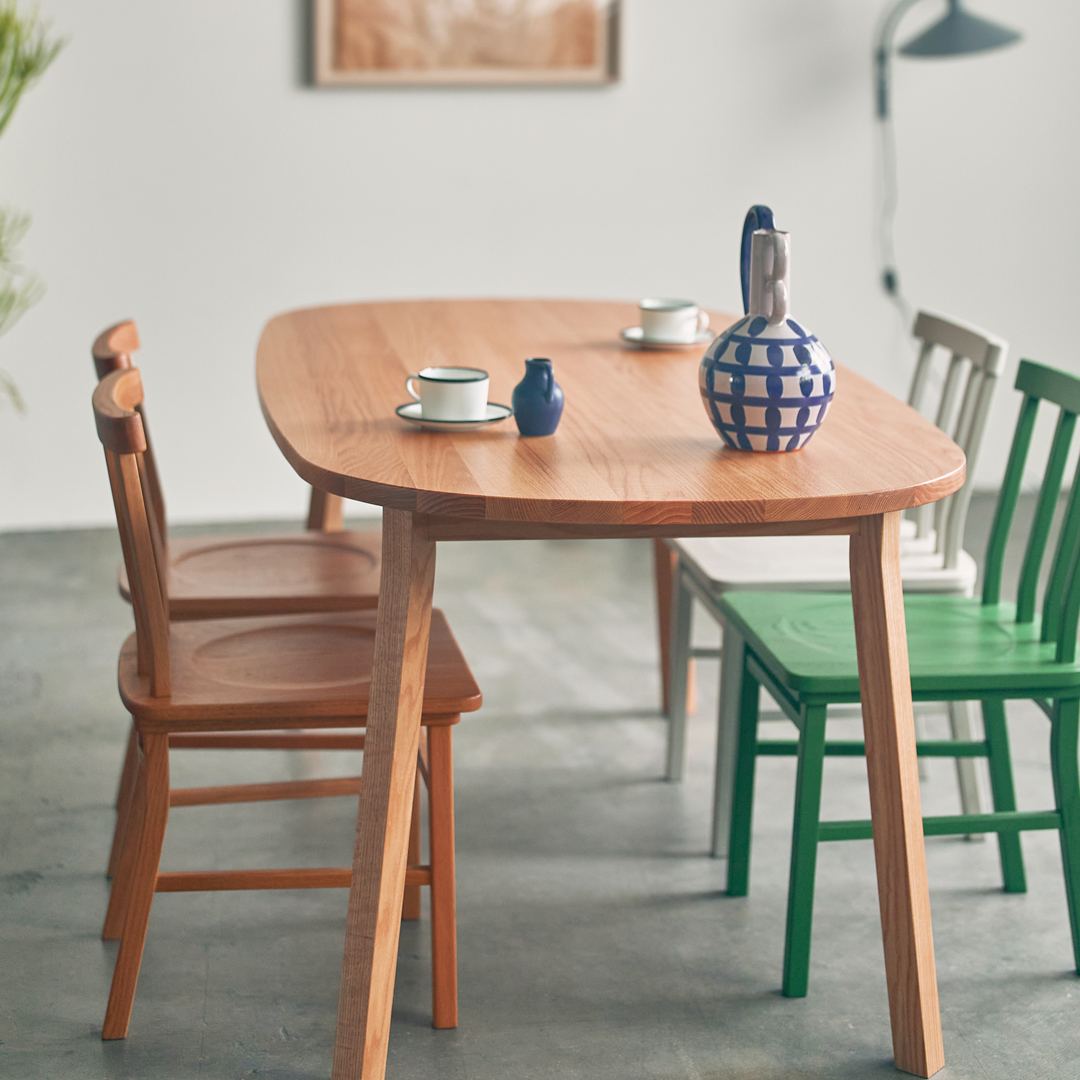 merge dining table round