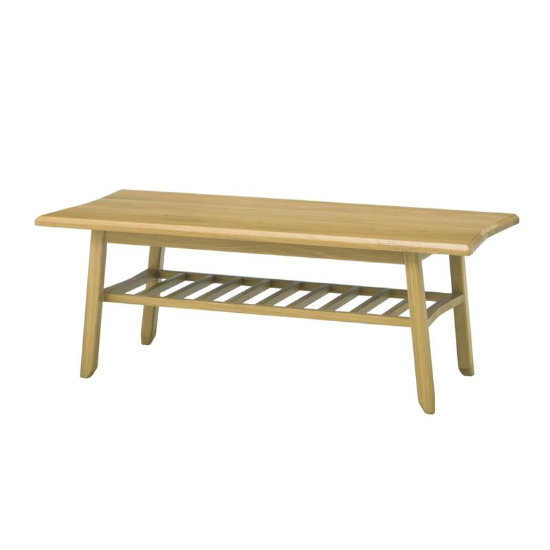bow center table with rack