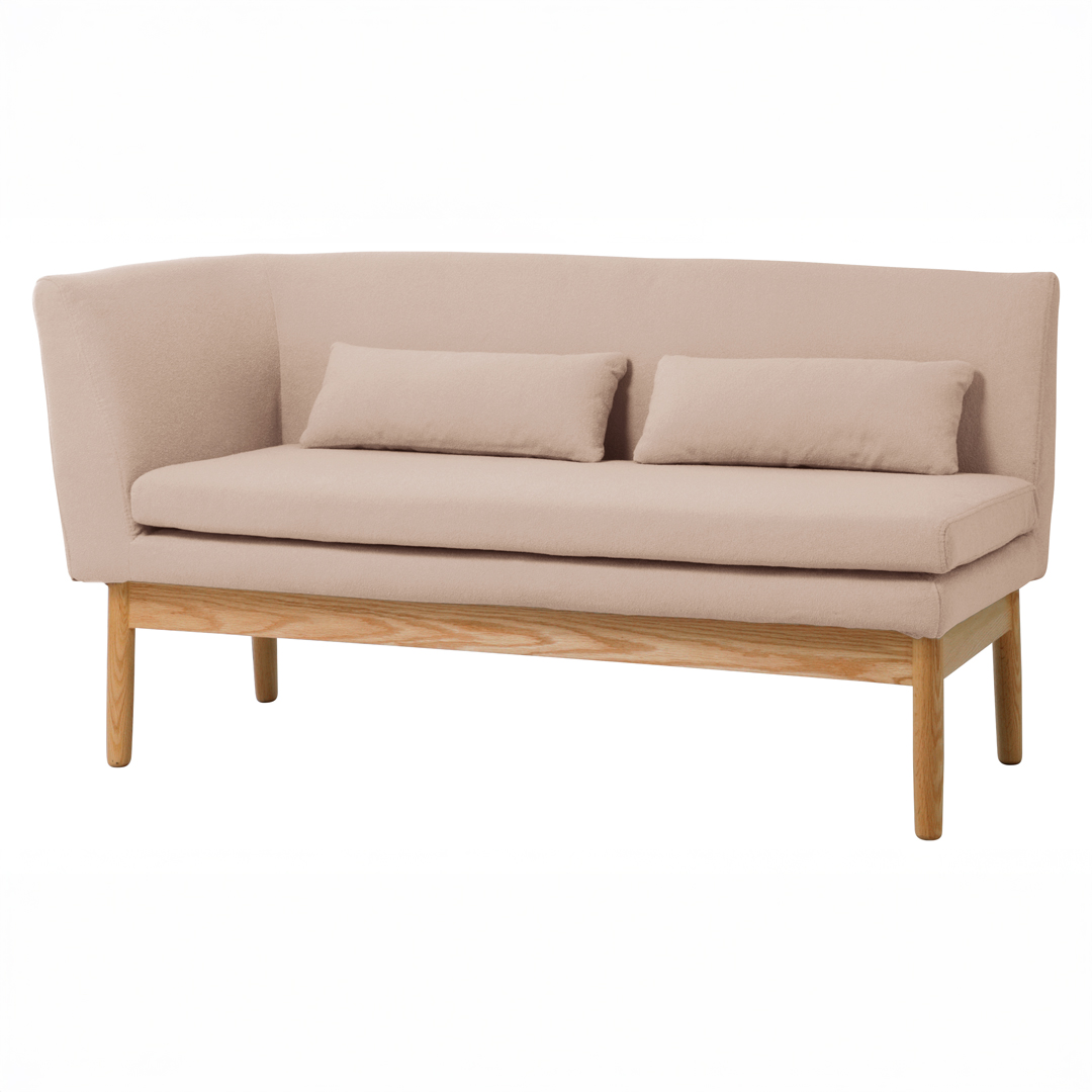 round living dining sofa right arm