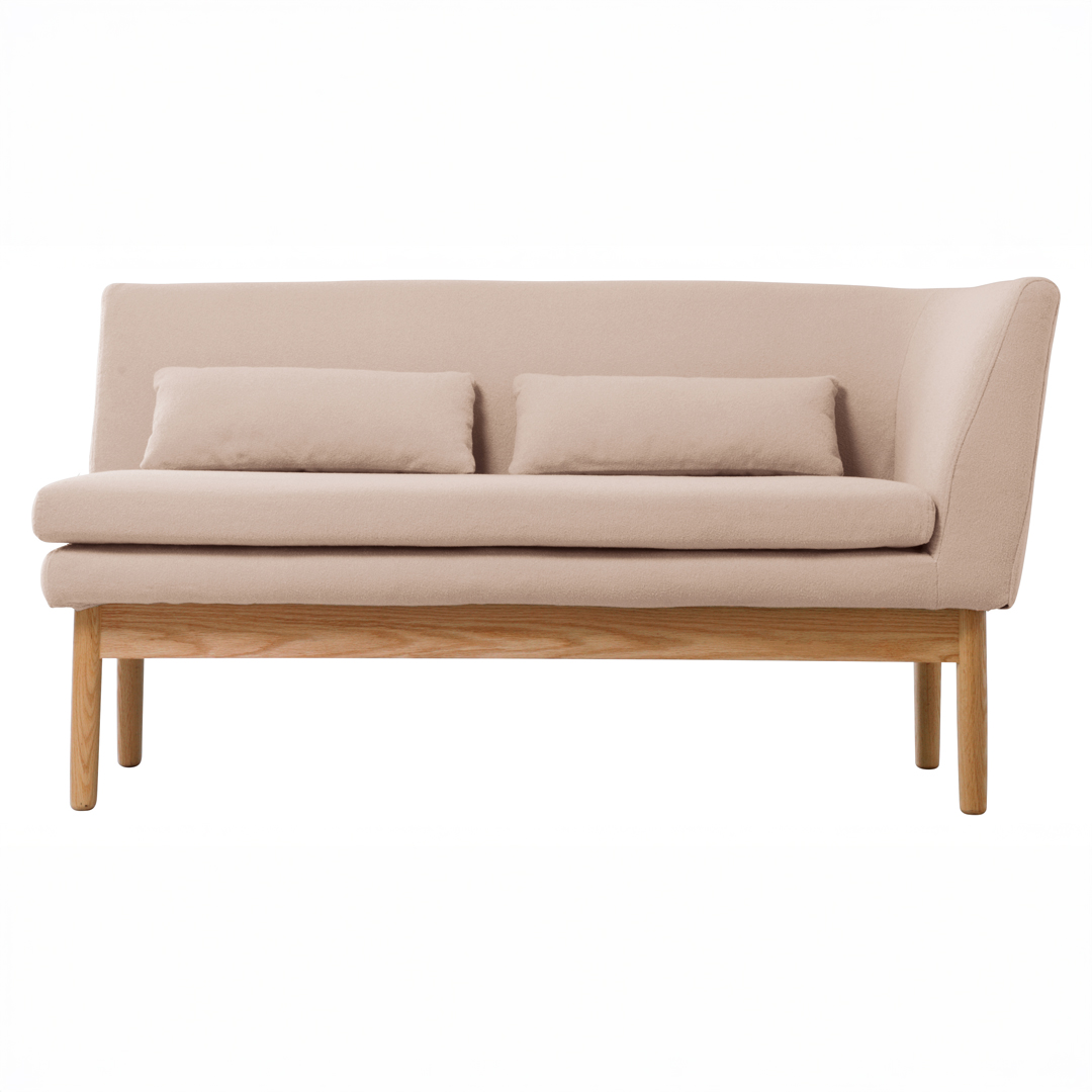 round living dining sofa left arm