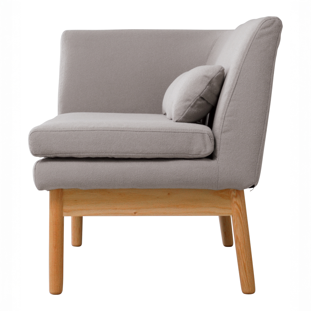 round living dining sofa right arm